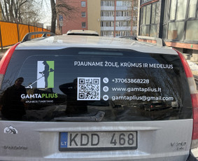 Žolės pjovimas, medžių pjovimas, atliekų išvežimas / Gamtaplius MB / Darbų pavyzdys ID 4309289