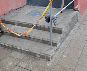 Aplinka, sodas - Trinkelių klojimas - 4