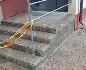 Aplinka, sodas - Trinkelių klojimas - 2