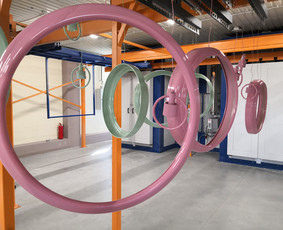 Srautinis valymas - Miltelinis dažymas Metalo gaminių dažymas - 4