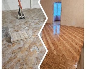 Parketo,parketlenčių, visų medinių grindų atnaujinimas. / Irmantas Pudžemys / Darbų pavyzdys ID 4310321