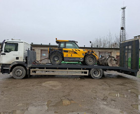 Transportas - Sunkiasvorės Technikos Pervežimas Tralais - 3