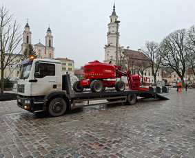 Transportas - Sunkiasvorės Technikos Pervežimas Tralais - 1