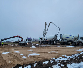 Pamatų liejimas, įrengimas - Gręžtiniai pamatai, žiedai, sąramos, poliai ir kt. darbai - 1