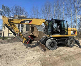 Statybinės technikos nuoma - Ratinio ekskavatoriaus (20t) nuoma su operatoriumi - 4