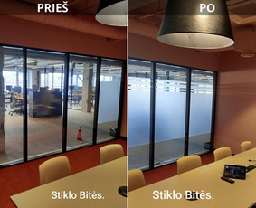 Plėvelės klijavimas - Langų tamsinimas Vilniuje. Plėvelė langams. Konsultavimas. - 1