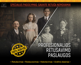 Nuotraukų retu&scaron;avimas - Nuotraukų retu&scaron;avimas ir senų nuotraukų restauravimas - 1