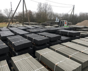 Aplinka, sodas - Tvoros pamatas, tvoros borteliai, pamatai - 2