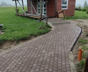 Trinkelių klojimas - Trinkelių klojimo darbai - 1