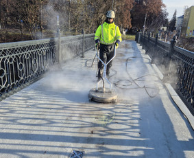 Plovimas auk&scaron;tu slėgiu - Auk&scaron;to slėgio plovimo bei dažymo paslaugos. - 1