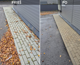 Srautinis valymas - Auk&scaron;to slėgio plovimo paslaugos. - 2