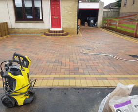 Laiptai i&scaron; trinkelių - Trinkelių klojimas. - 1