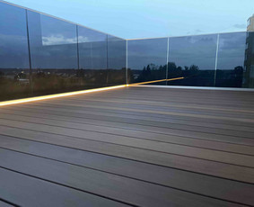 Statybos darbai - Montuojame egzotinės medienos terasas - 1