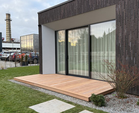 Statybos darbai - Montuojame egzotinės medienos terasas - 3