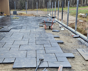 Aplinka, sodas - Trinkelių klojimas, aik&scaron;telių įrengimas. Gerbūvio darbai. - 2