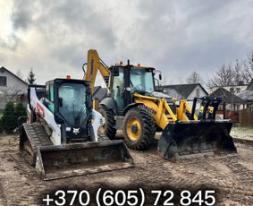 Ekskavatoriaus nuoma - Bobcato, Ratinio krautuvo, Racioko nuoma - 1