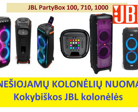 Įvairios technikos nuoma - Kolonėlės nuoma / garso aparatūros jbl nuoma - 1