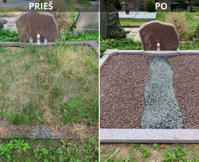 Kapų priežiūra, renovacija, tvarkymas, dekoravimas / Kapų priežiūra, renovacija, tvarkymas. / Darbų pavyzdys ID 4313515