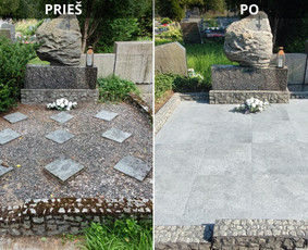 Kapų priežiūra, renovacija, tvarkymas, dekoravimas / Kapų priežiūra, renovacija, tvarkymas. / Darbų pavyzdys ID 4313521