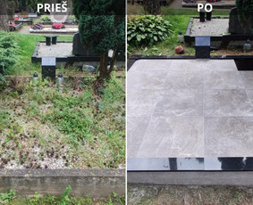 Kapų priežiūra, renovacija, tvarkymas, dekoravimas / Kapų priežiūra, renovacija, tvarkymas. / Darbų pavyzdys ID 4313527