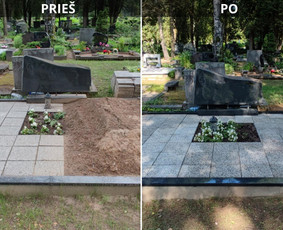 Kapų priežiūra, renovacija, tvarkymas, dekoravimas / Kapų priežiūra, renovacija, tvarkymas. / Darbų pavyzdys ID 4313531