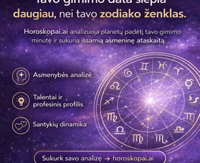 Astrologai - I&scaron;samūs asmeniniai horoskopai ir suderinamumas tik per 3min. - 1