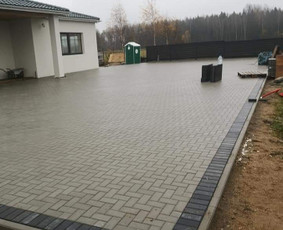 Vejos bortelių įrengimas - Trinkeliu klojimas zemaitijoje - 2