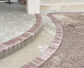 Laiptai i&scaron; trinkelių - Trinkeliu klojimas zemaitijoje - 2