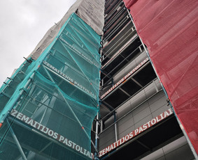 Pastolių nuoma - Fasadinių ir modulinių pastolių nuoma - 1