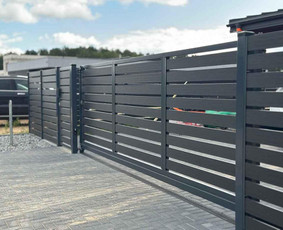 Statybos darbai - Tvoros ir vartai i&scaron; Wpc kompozito - 2