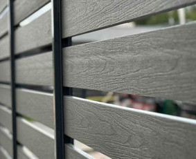 Statybos darbai - Tvoros ir vartai i&scaron; Wpc kompozito - 3