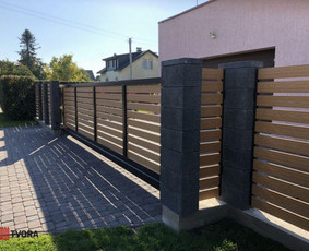 Statybos darbai - Tvoros ir vartai i&scaron; Wpc kompozito - 4