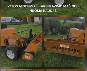 Įvairios technikos nuoma - Skarifikatoriaus aeratoriaus trencerio nuoma - 3