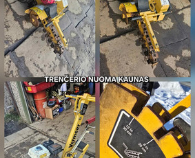 Įvairios technikos nuoma - Skarifikatoriaus aeratoriaus trencerio nuoma - 4