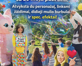 Pramogos vaikams - Personažai Jūsų &scaron;ventei:) - 2