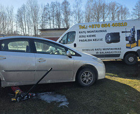 Ratlankių lyginimas, remontas - Ratų montavimas Jūsų kieme - 2