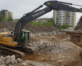 Statybos darbai - Pastatų griovimas, betono malimas, betono trupinimas - 2