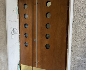 Langai, durys: gamyba, montavimas - &Scaron;arvo durys ,Lauko A +durys, Sandėliuko, Garažo vartų gamyba - 1