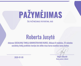 Virtualūs asistentai - Virtuali Asistentė Roberta &ndash; Jūsų verslo pagalbininkė! - 2