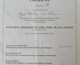 Sveikata, gydymas - Egzistenciniai pokalbiai apie gyvenimo prasmę, vaidmenį jame - 3