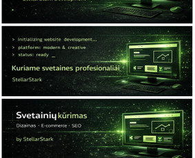 Svetainių kūrimas - Svetainių kūrimas, atnaujinimas ir priežiūra - 1