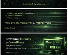 Programavimas su WordPress - Svetainių kūrimas, atnaujinimas ir priežiūra - 1