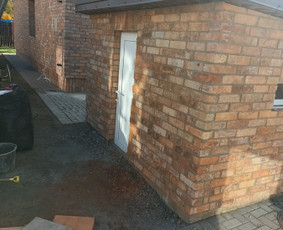 Statybos darbai - Apdailinio mūro, bei klinkerinių plytelių atliekami darbai. - 4