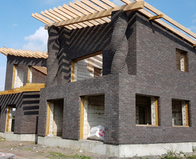 Statybos darbai - Apdailinio mūro, bei klinkerinių plytelių atliekami darbai. - 2