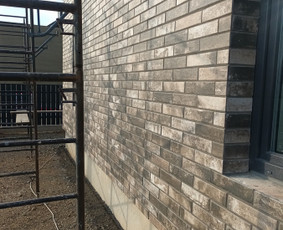 Statybos darbai - Apdailinio mūro, bei klinkerinių plytelių atliekami darbai. - 1