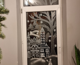 Dailininkai - Pie&scaron;imas ant sienų ir langų - 1