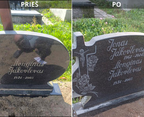 Tradiciniai amatai - Raidžių kalimas ant paminklų, visi kiti kapaviečių darbai. - 4