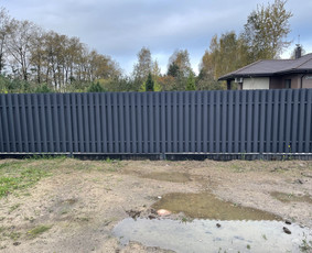 Tvoros pamatai, betonavimas - Tvoros, stulpai, borteliai, vartų padai. - 2