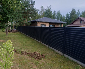Tvoros, vartai, montavimas - Žaliuzinių tvorų gamyba,montavimas - 1