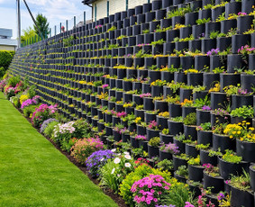 Aplinka, sodas - &Scaron;laitų.pakrančių tvirtinimas-kiemo projekravimas,įrengimas - 1